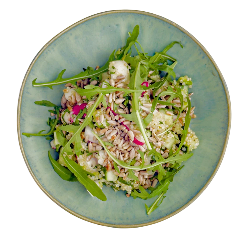 Spring Salad with Quinoa and Radishes