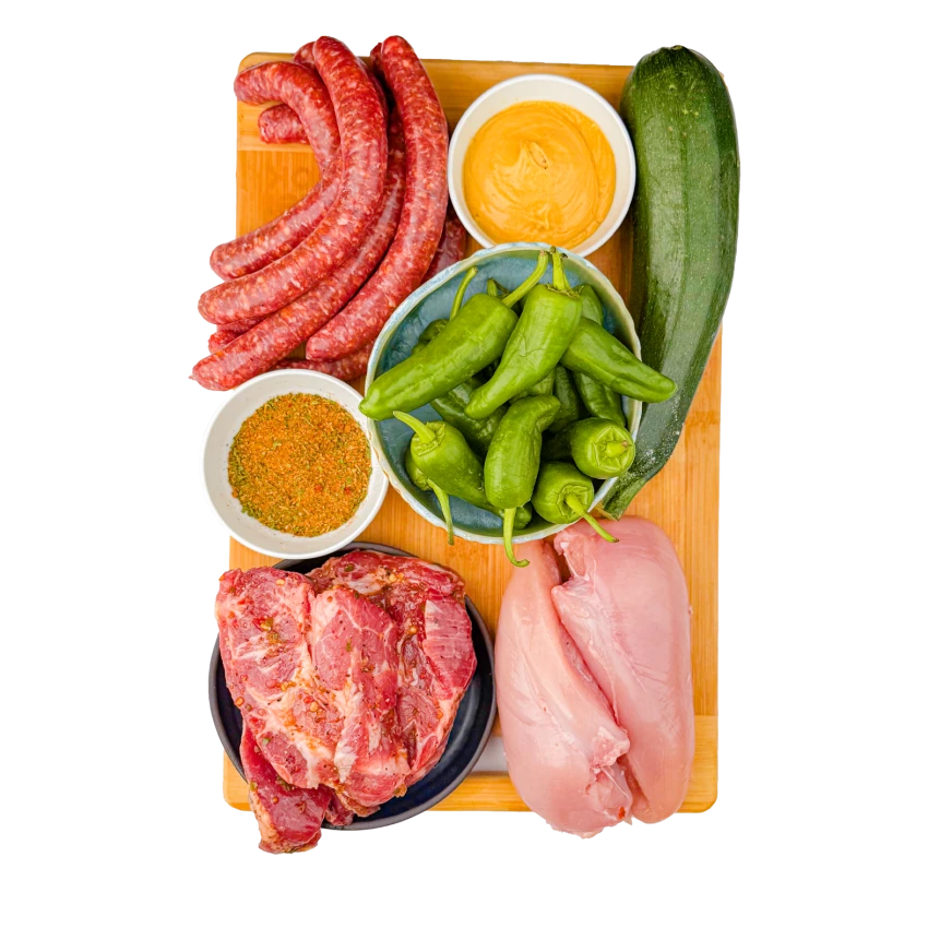 Pork & Chicken BBQ Set