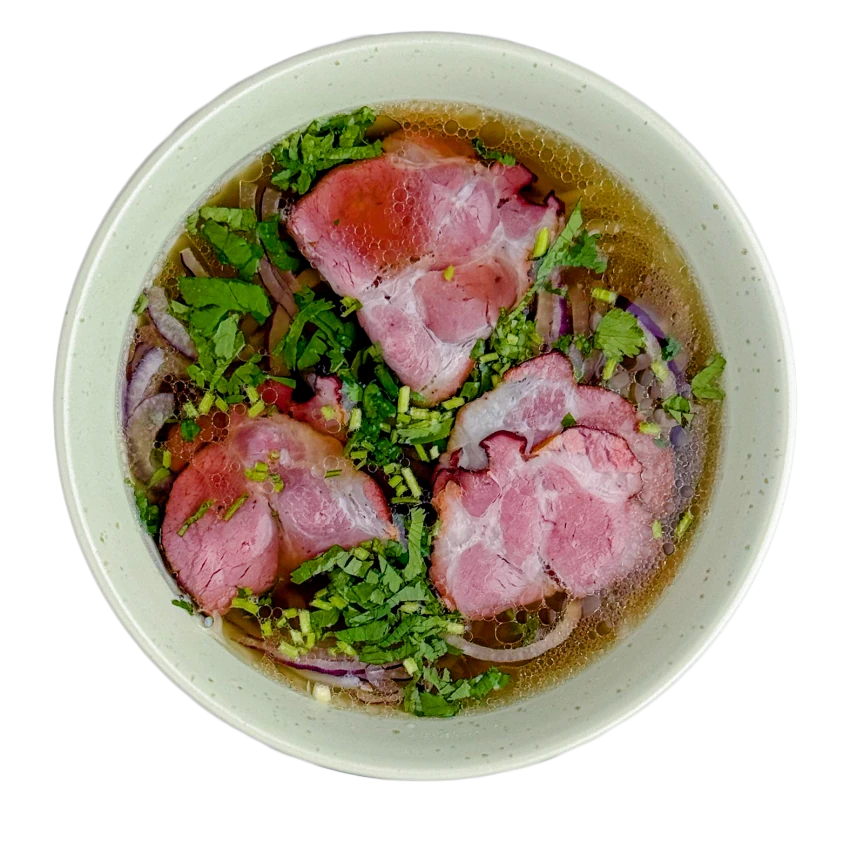 Pho with Slices of Pork