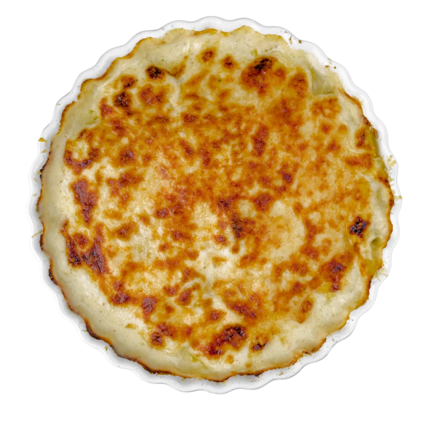 Potato Parmigiana with Smoked Cheese