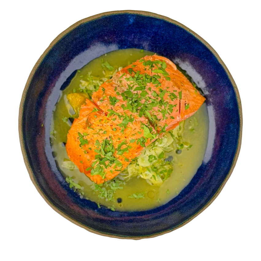 Salmon with Fennel Salad