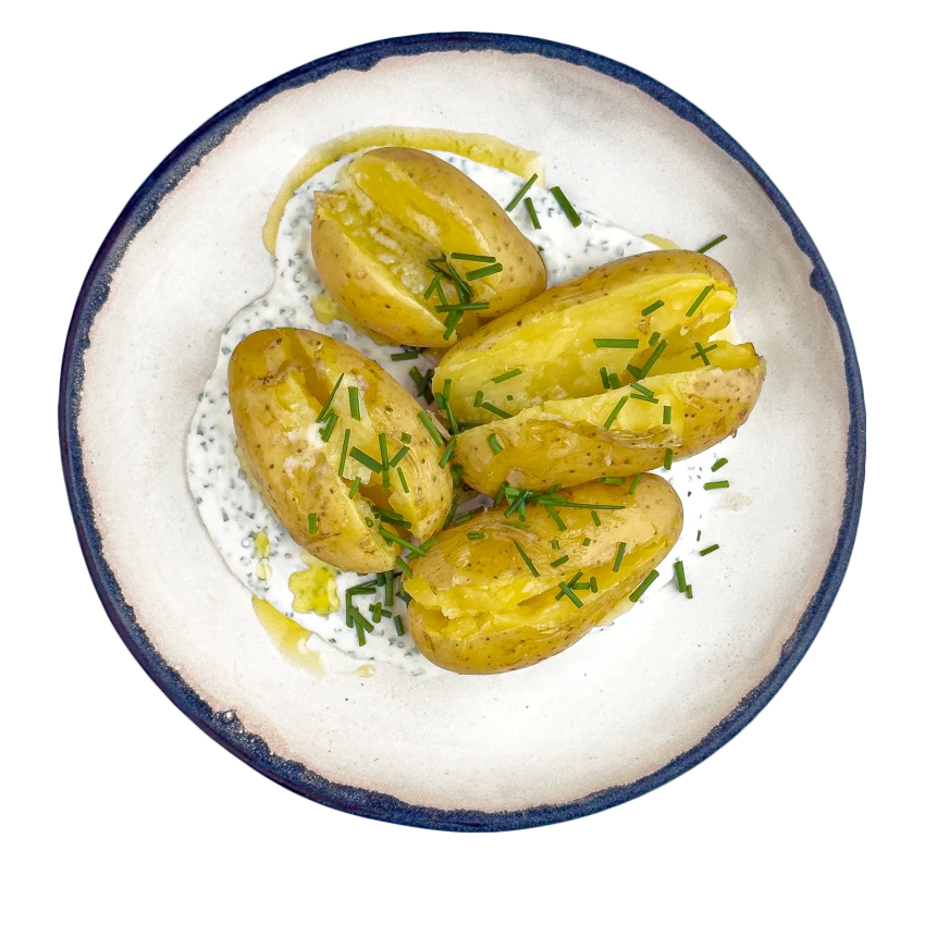 Boiled New Potatoes With Sour Cream