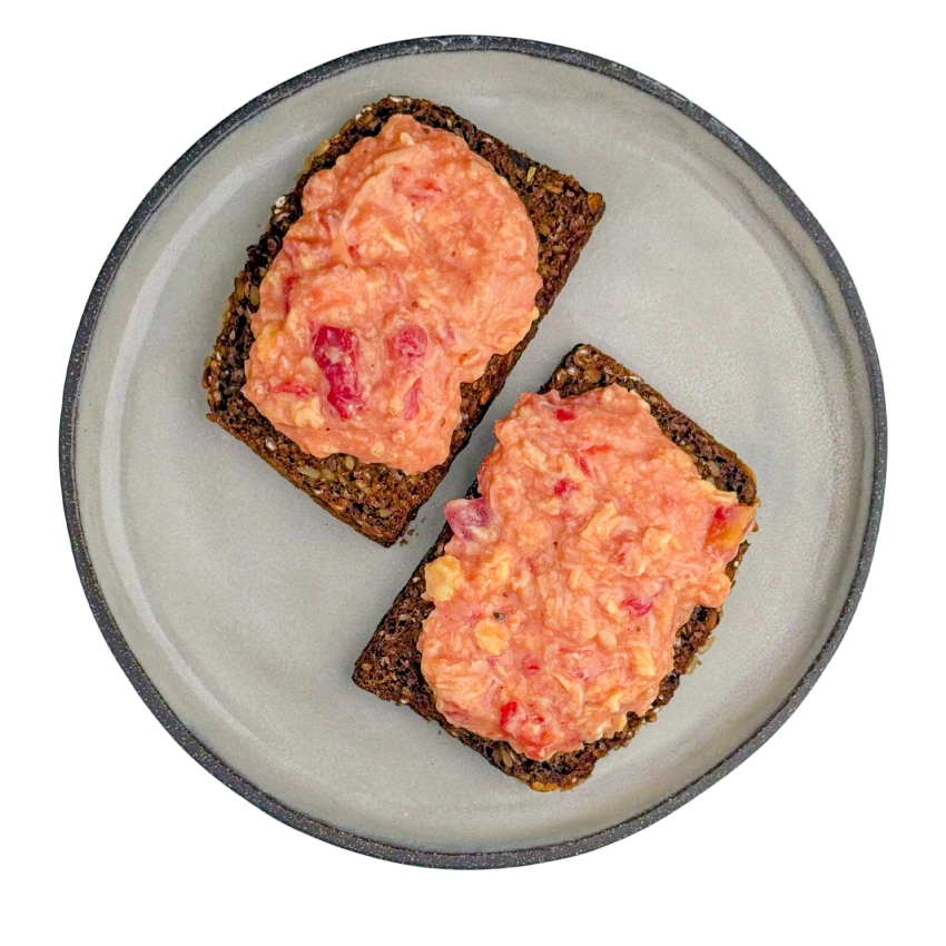 Ranch-Eier mit Roggenbrot