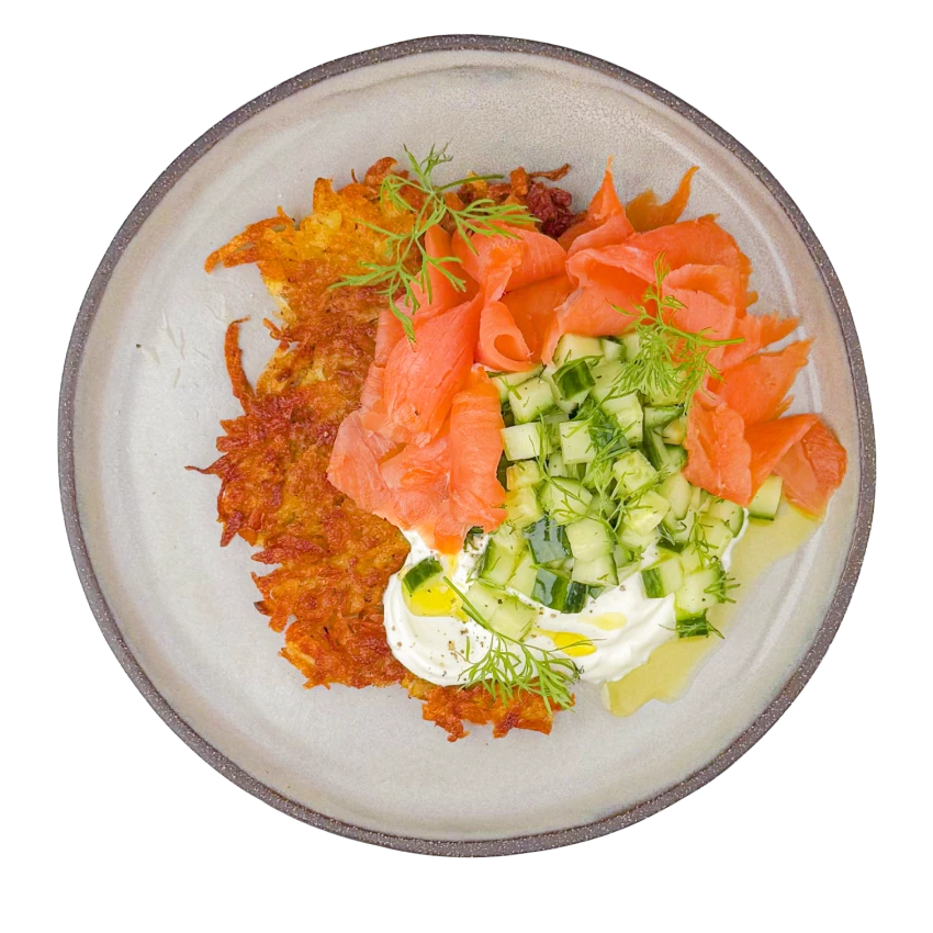 Potato Rösti With Smoked Salmon