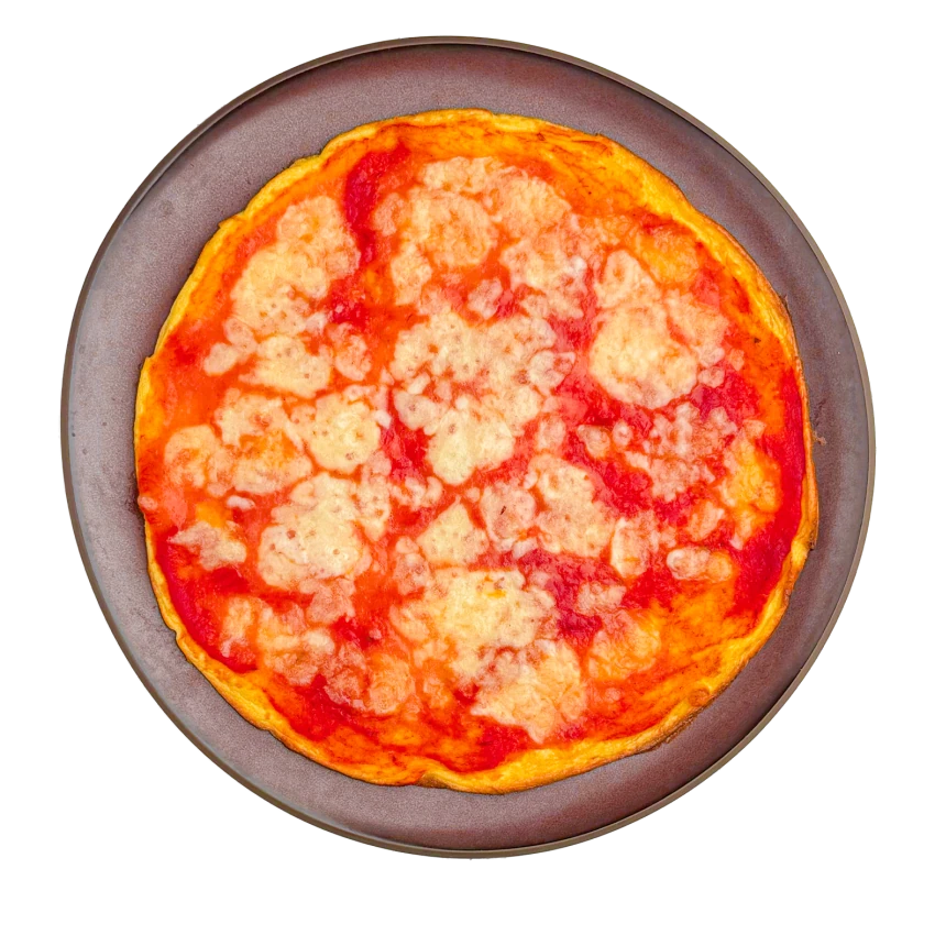 Flourless Protein Margherita Pizza