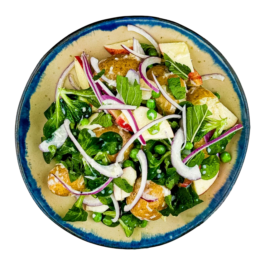 Garden Potato Salad with Yogurt Dressing