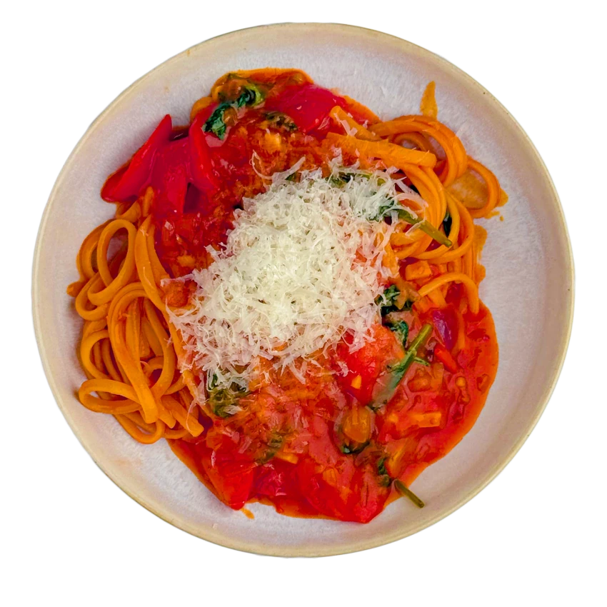 One-Pan Spaghetti With Cherry Tomatoes And Spinach