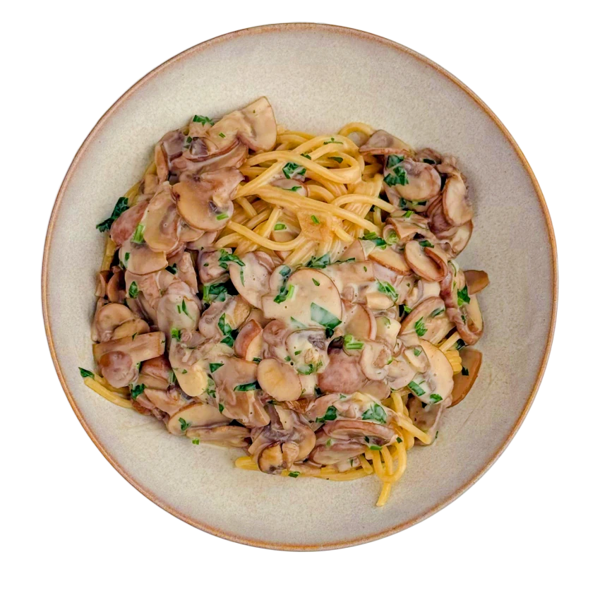 One-Pan Mushroom Spaghetti