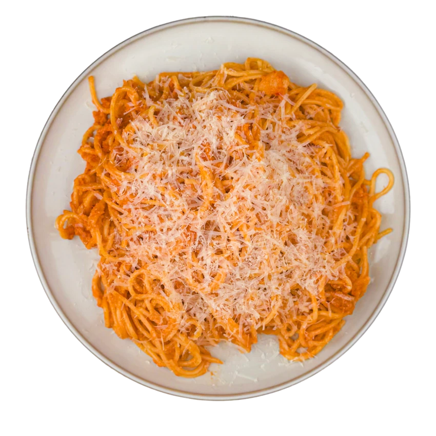 Spaghetti with Sun-Dried Tomato Pesto