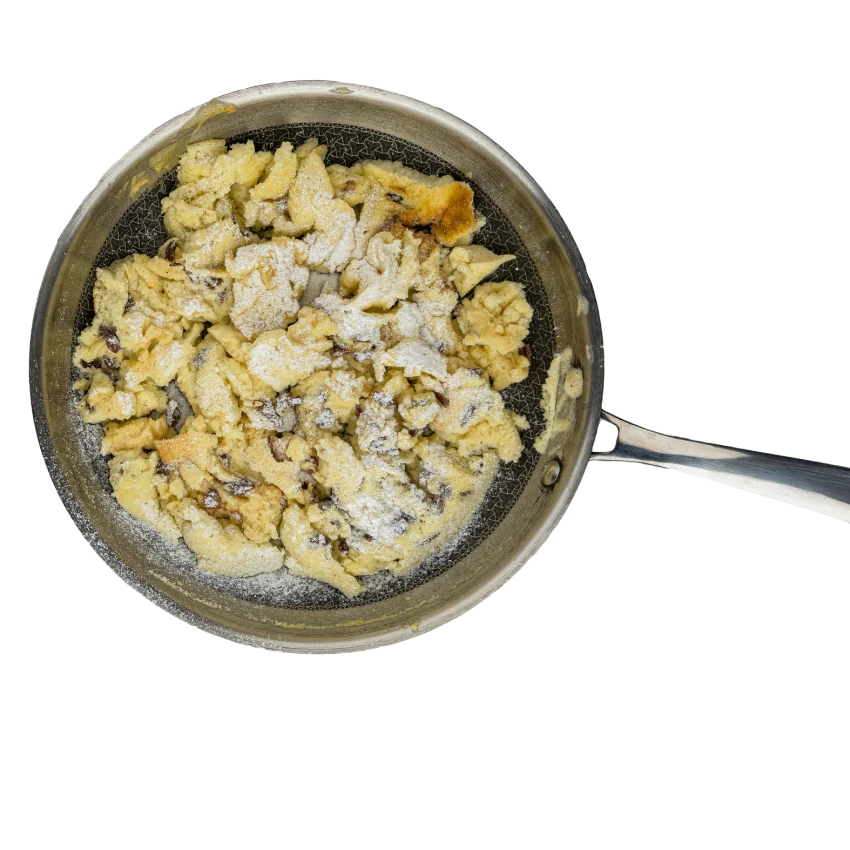 Torn Pancake with Raisins