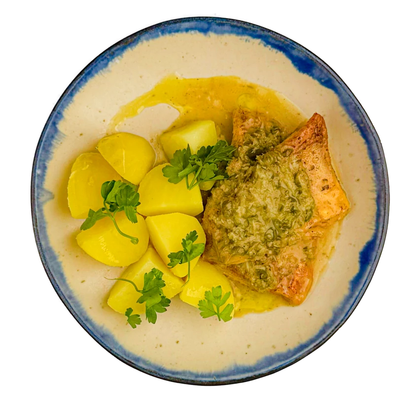 Pan-Seared Fish with Butter and Caper Sauce