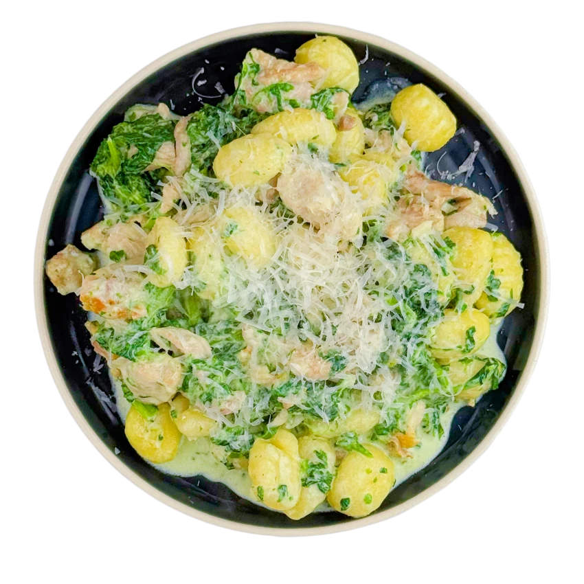 Gnocchi with Spinach and Chicken
