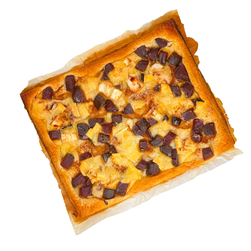 Autumn Tart with Beetroot and Goat Cheese