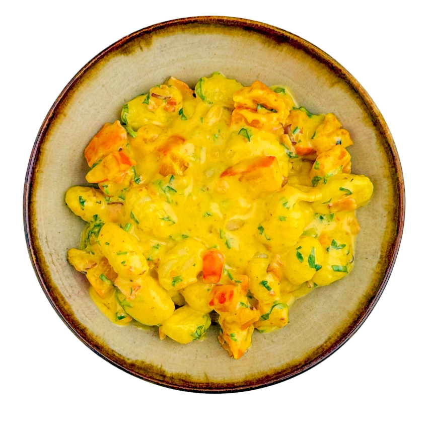 Gnocchi with Roasted Pumpkin in a Creamy Sauce