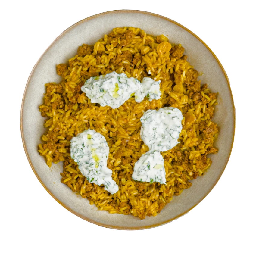Skillet with Rice and Beef