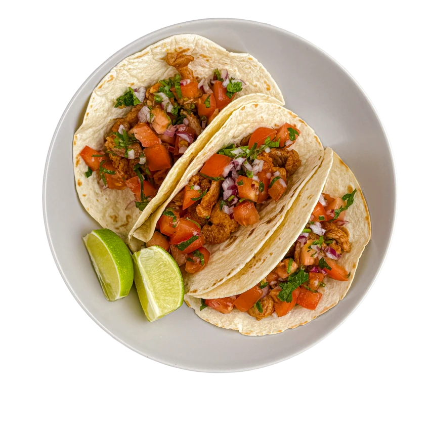 Tacos with pork