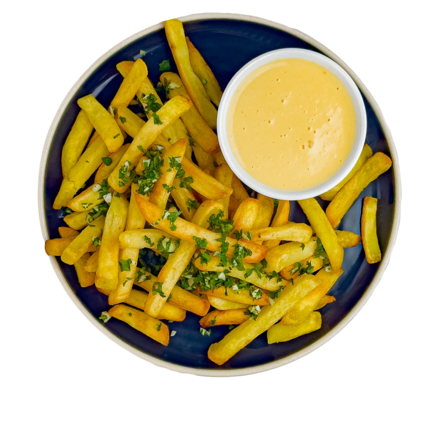 Fries with Cheddar Sauce