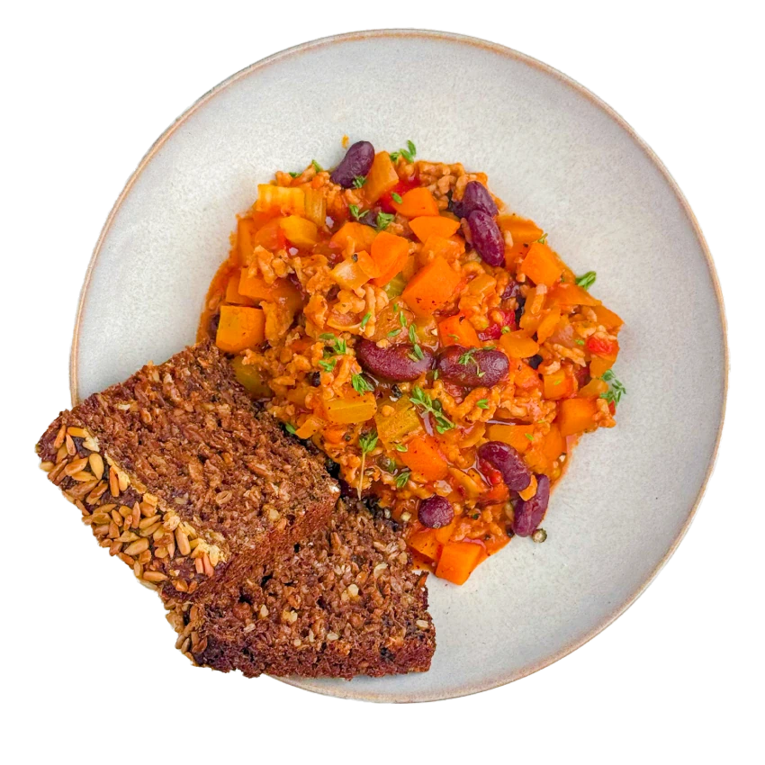 Bean Ragout With Ground Pork