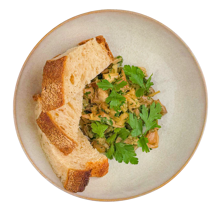 Mushroom Ragout With Bread