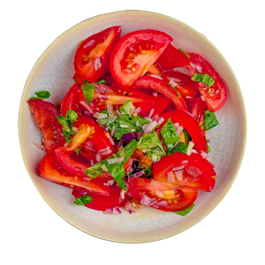 Tomatensalat mit Minze