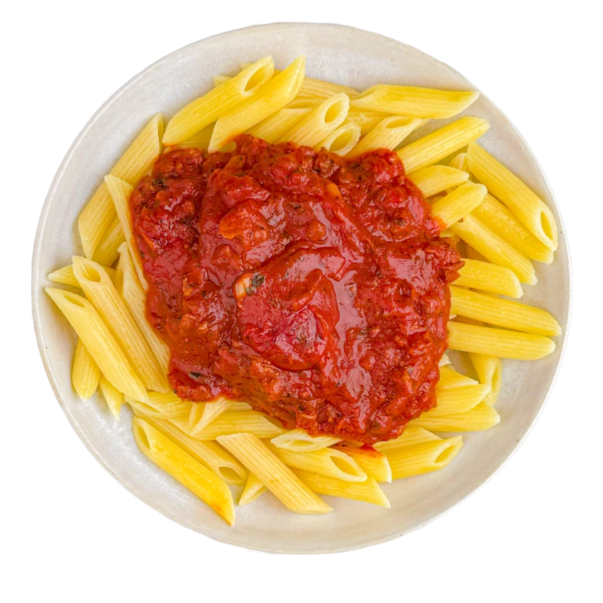 Penne mit Bolognese Soße