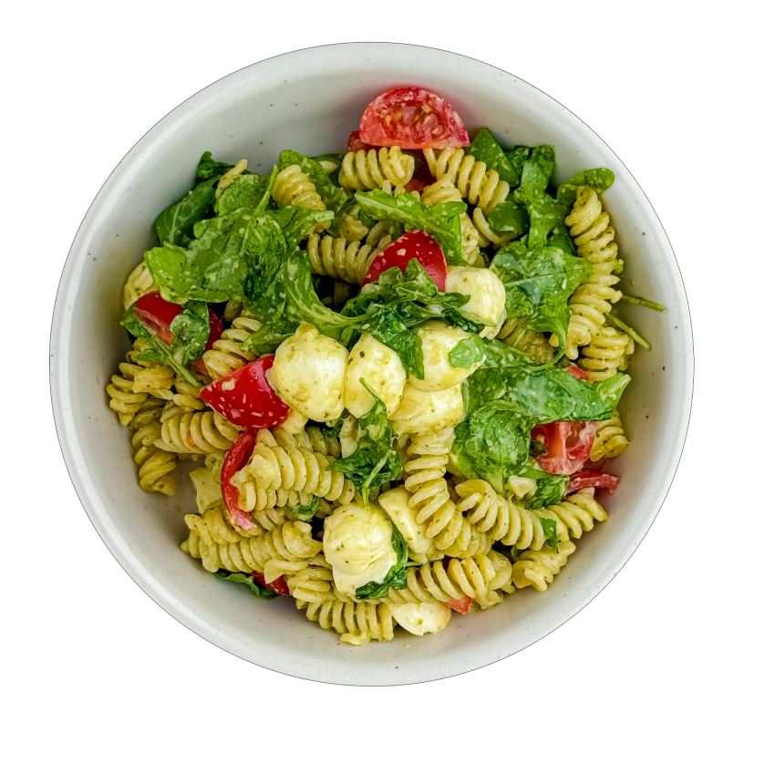 Fusilli Mit Mozzarella Und Cherrytomaten