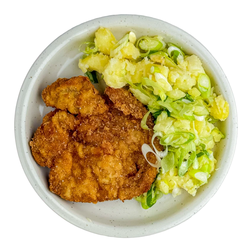 Pork Schnitzel with Mashed Potatoes