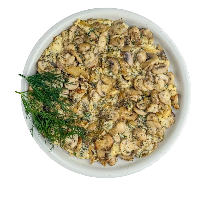 Provençal Omelette with Mushrooms