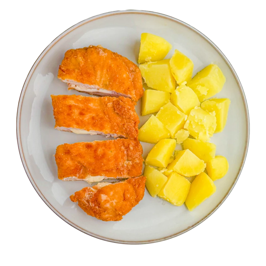 Kuřecí Cordon Bleu s bramborem