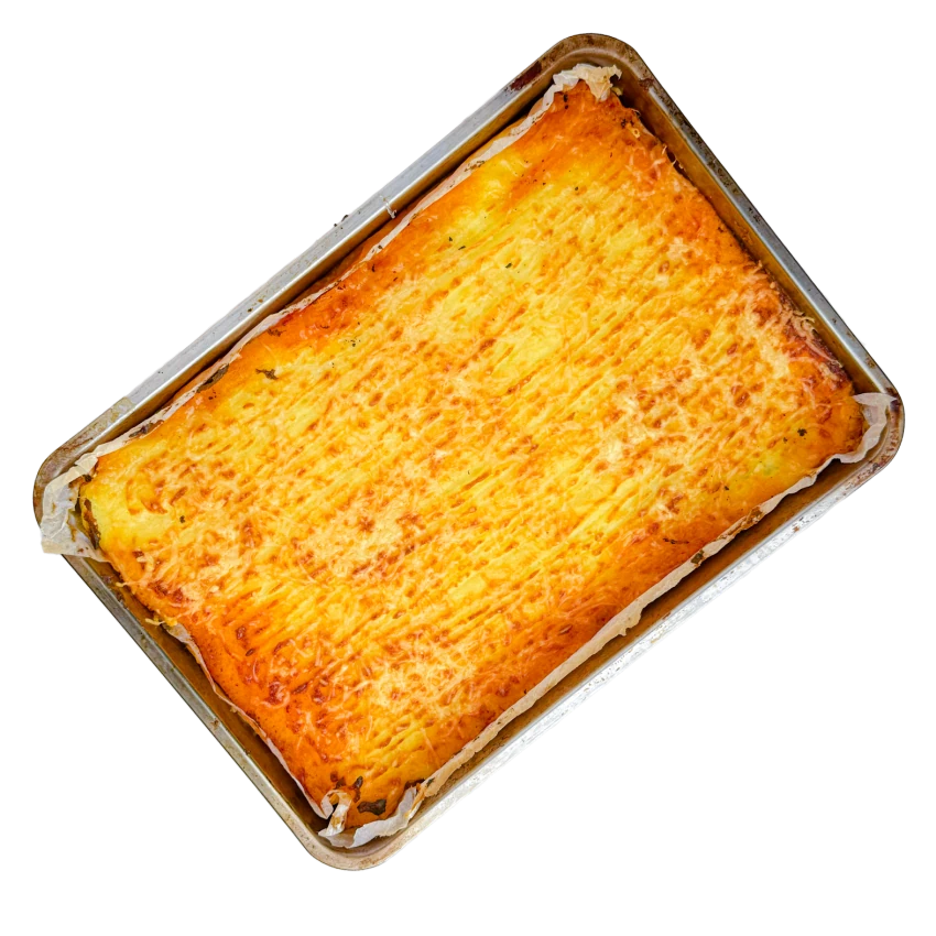 Shepherd's Pie with Ground Beef and Baked Mashed Potatoes