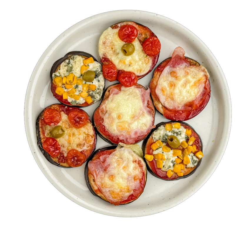 Eggplant Mini Pizzas