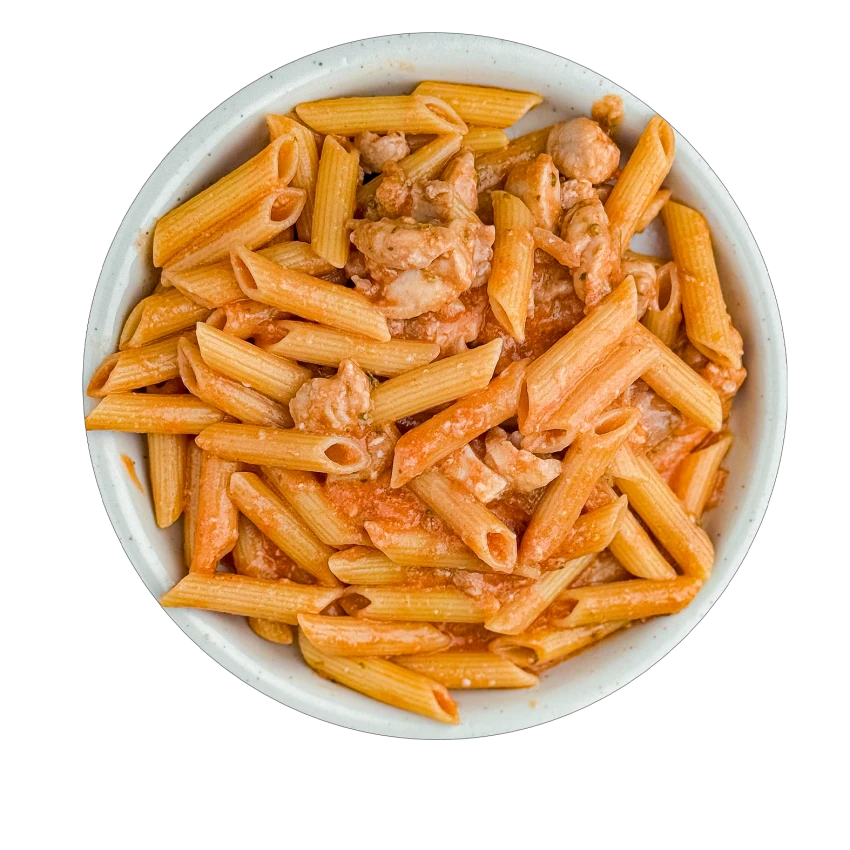 Cottage Cheese Sauce with Pasta and Chicken