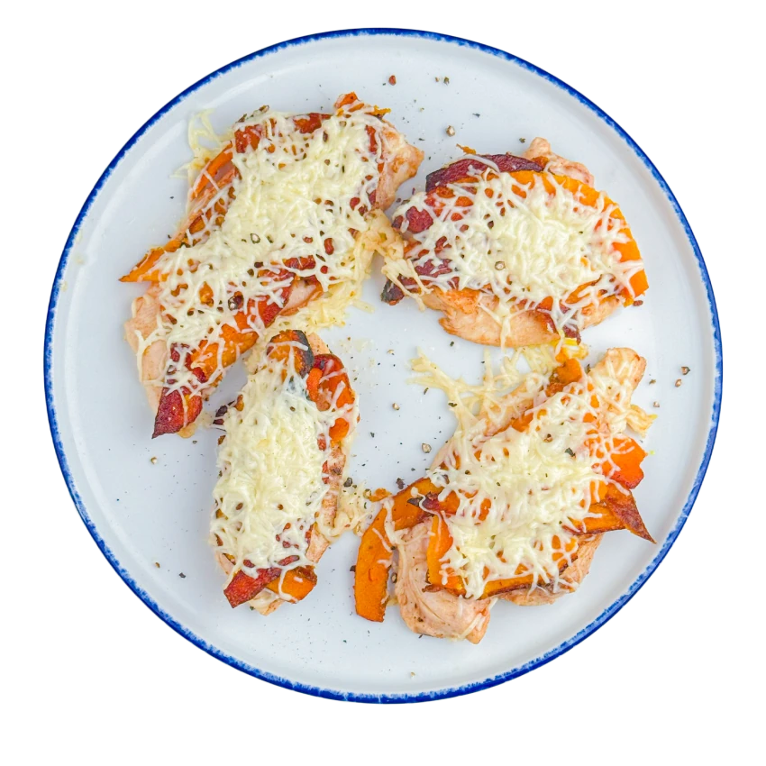 Pumpkin Valdostana Chicken