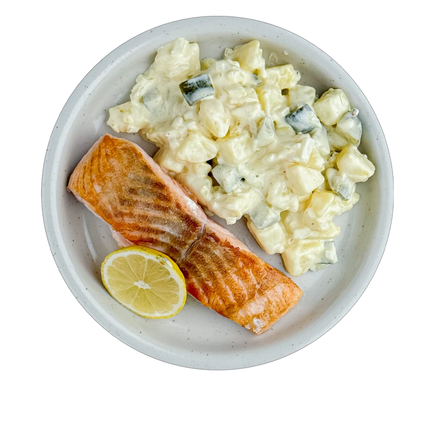 Salmon with Quick Potato Salad