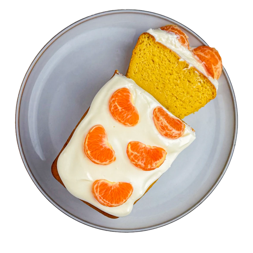 Orange Cake with Quark Cream