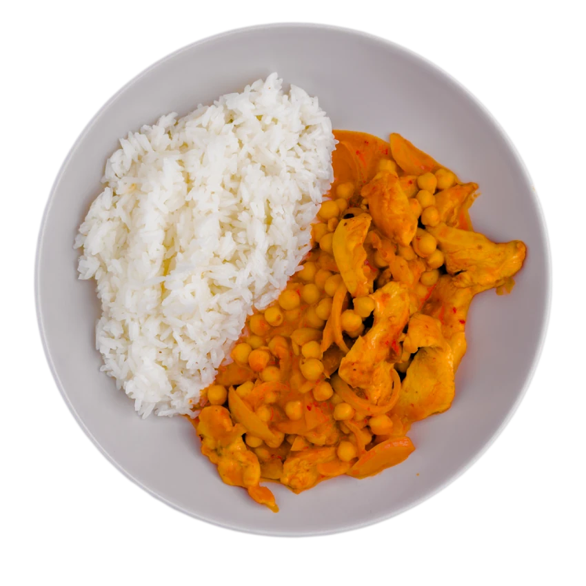Chicken Protein Curry with Rice