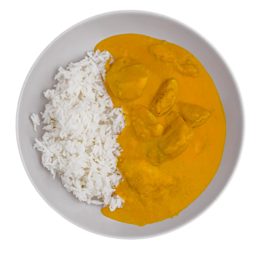 Protein butter chicken with rice