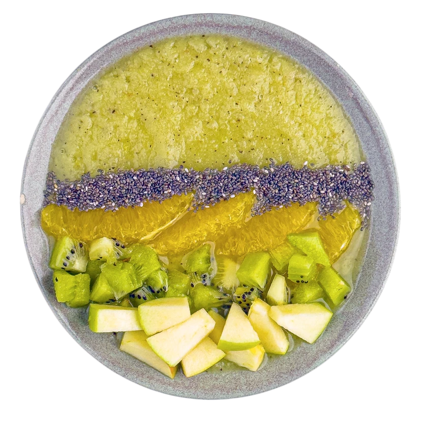 Smoothie bowl full of energy