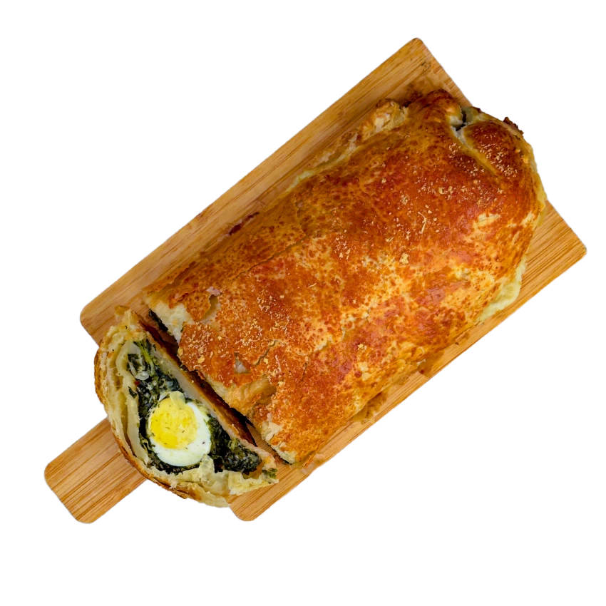 Spinach Strudel with Egg