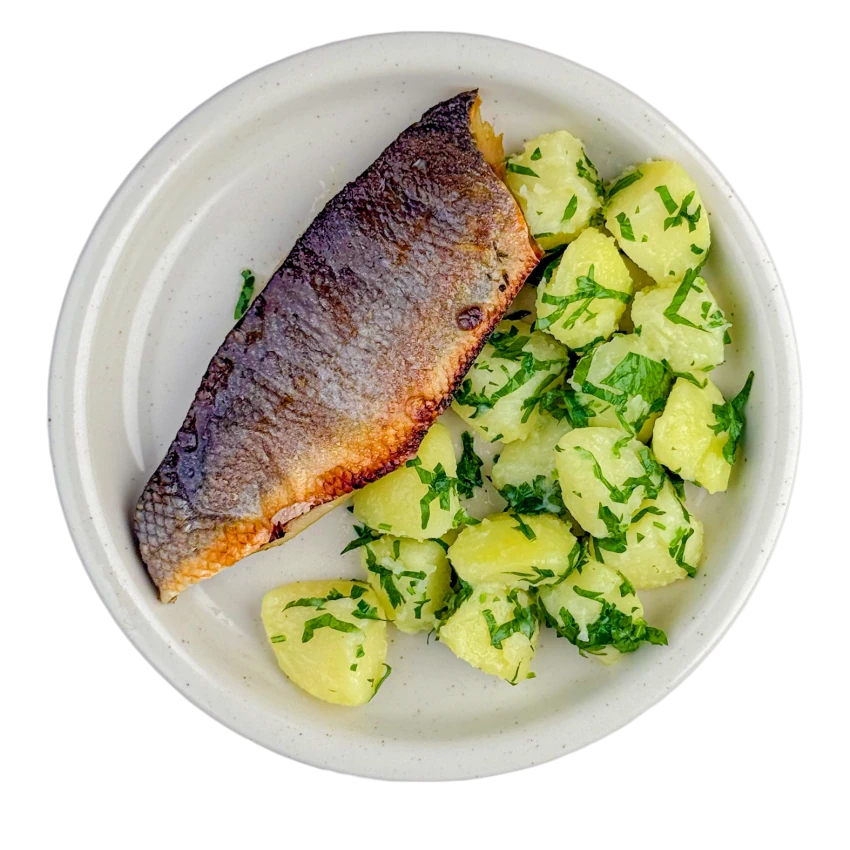 Fish fillet with potatoes
