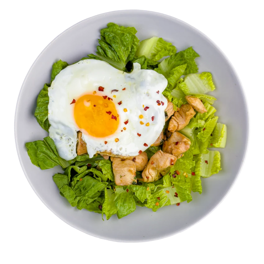 Pad Kra Pao Salad with Chicken