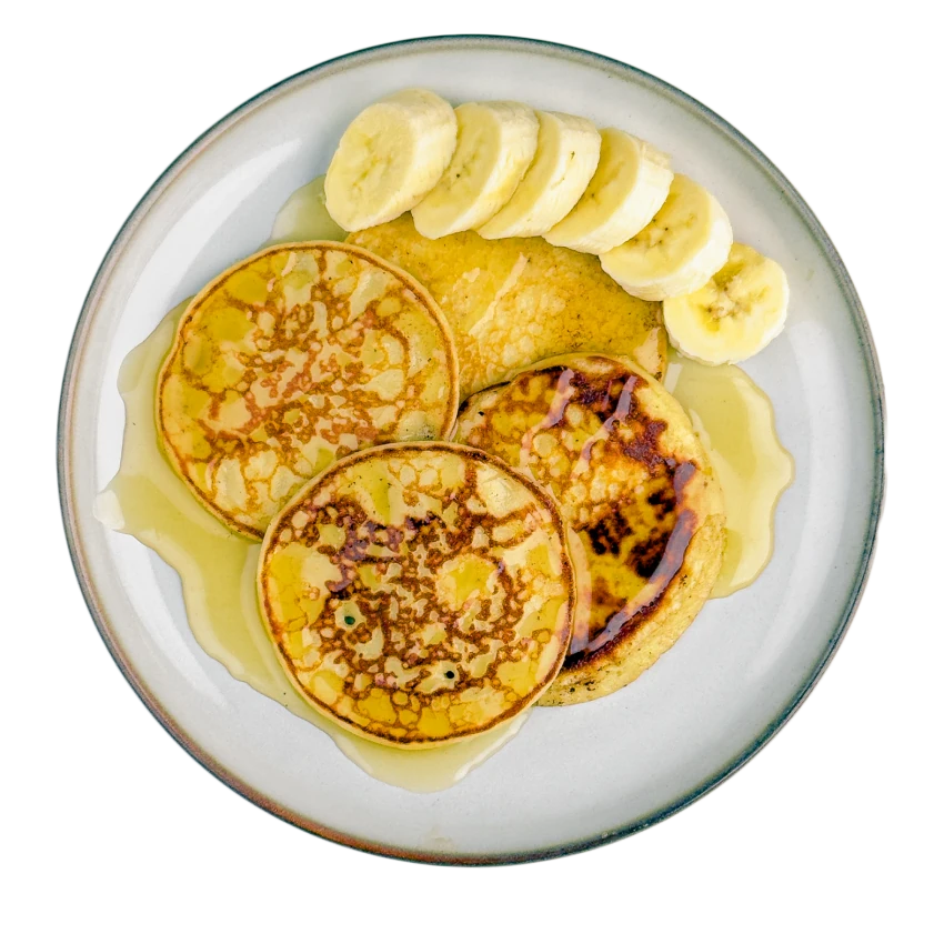 Banana-Cottage Pancakes