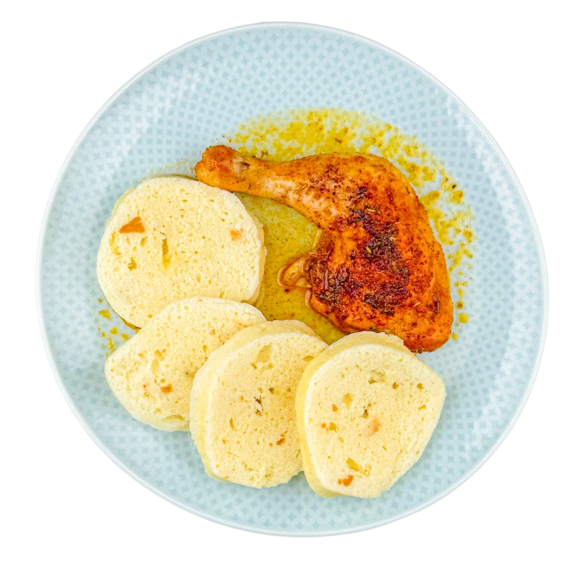 Roasted Chicken Thighs With Dumpling