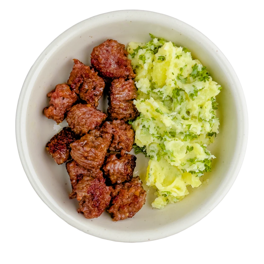 Braised Beef With Mashed Potatoes