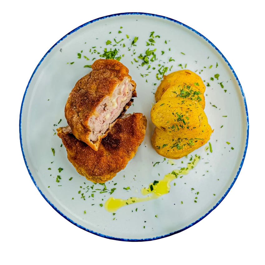 Pork Cordon Bleu with Potatoes