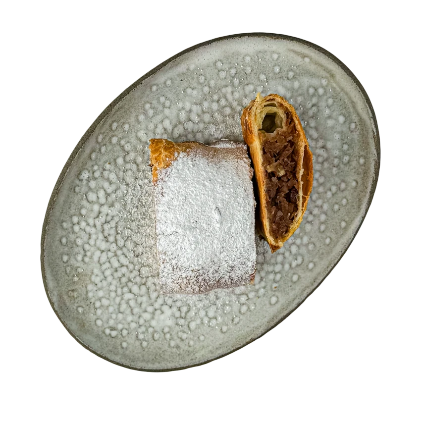 Apple Strudel in Puff Pastry