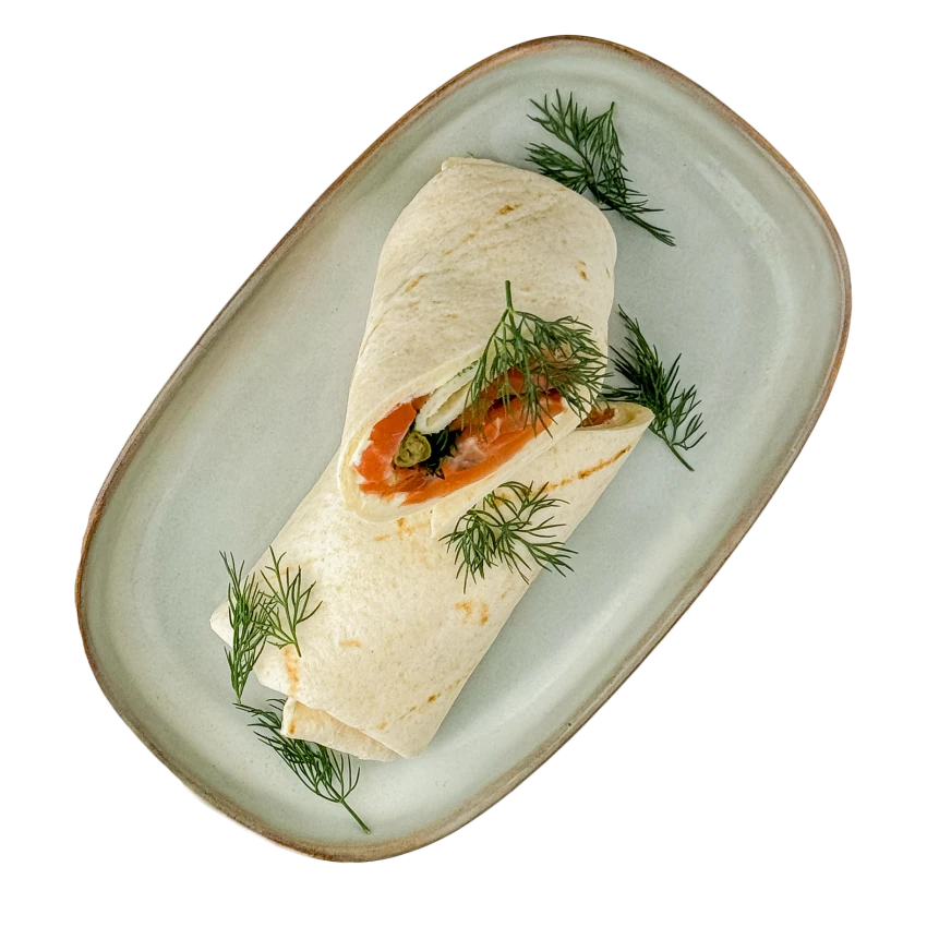 Smoked Salmon Wrap