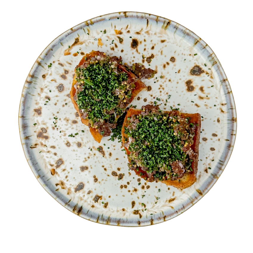 Beef Tartare with Toasts