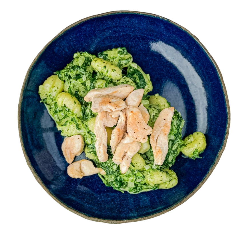 Gnocchi with Chicken and Spinach