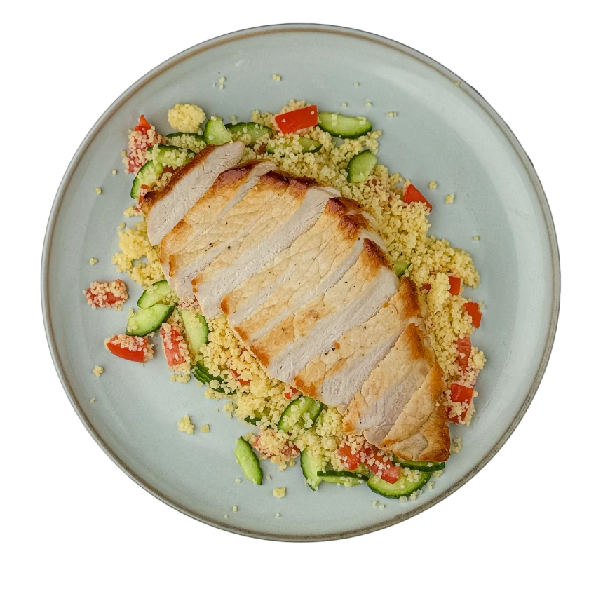 Schweinebraten mit Couscous